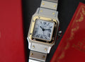 Cartier santos Carrie SM yellow gold and steel full set
