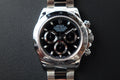 2015 Rolex Daytona Cosmograph 116520 black dial blue lume full set