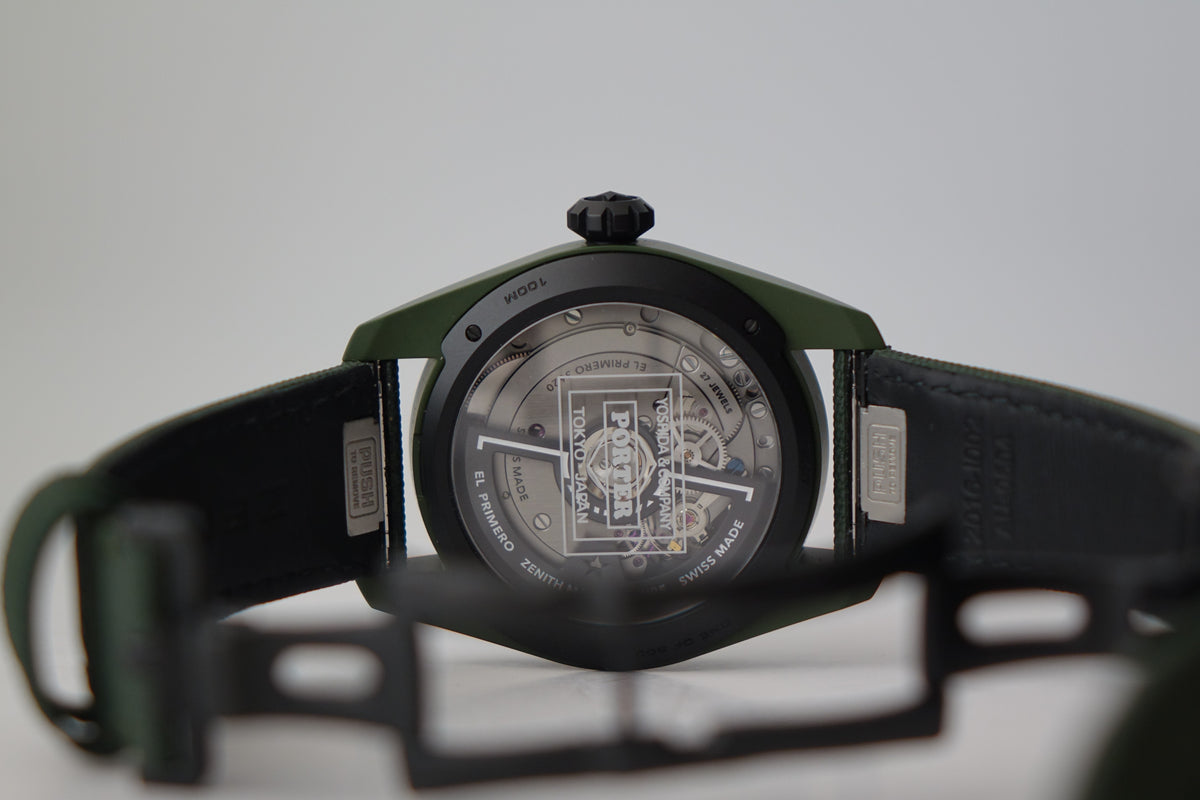 Zenith Pilot Automatic Porter Limited Edition 49.4001.3620/63.I001 khaki green full set