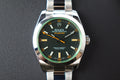 Rolex Milgauss 116400GV green crystal full set