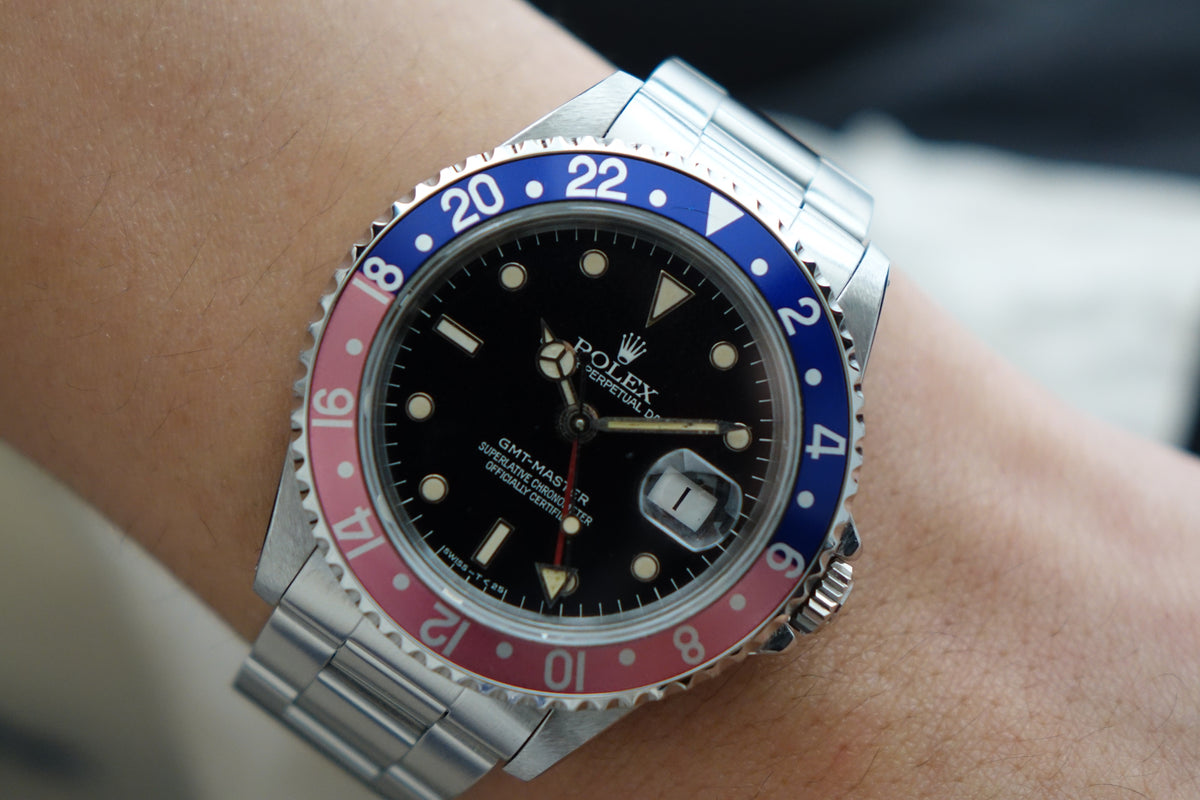 Rolex GMT Master 16700 Pepsi faded bezel watch only