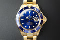 Rolex Submariner Bluesy 18k gold 16618LB Full set no pinhole