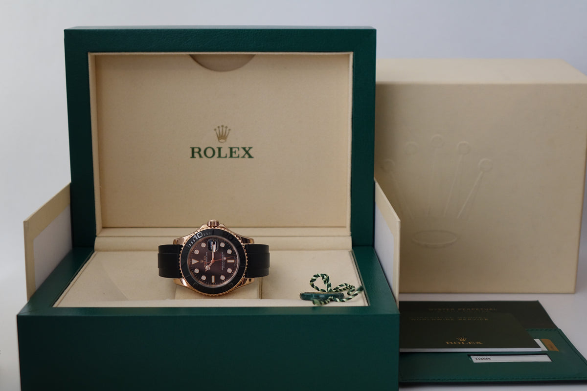 Rolex Yacht-Master 40 116655 everose gold full set
