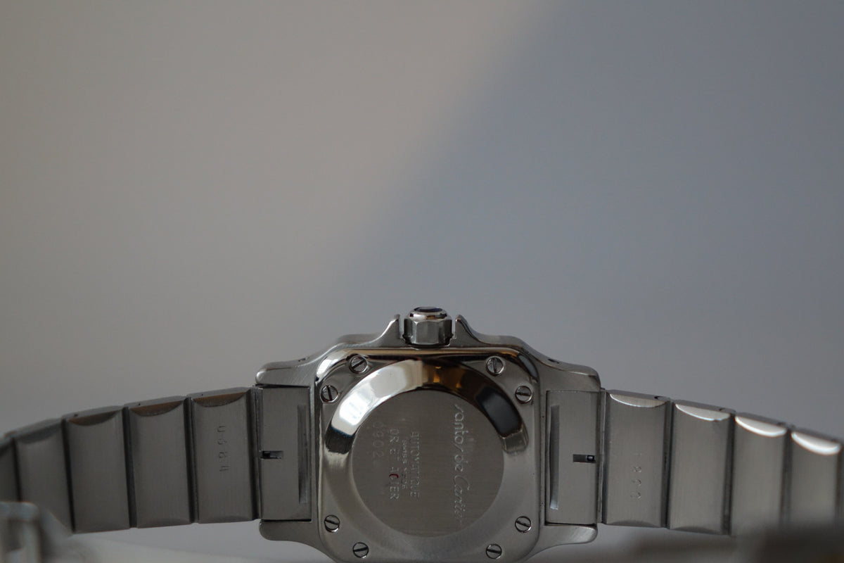 Cartier Santos Carrée SM half gold 0902 watch only
