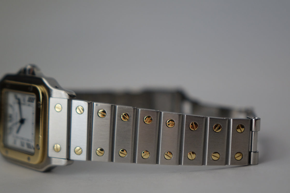 Cartier Santos Carree 2961 half gold