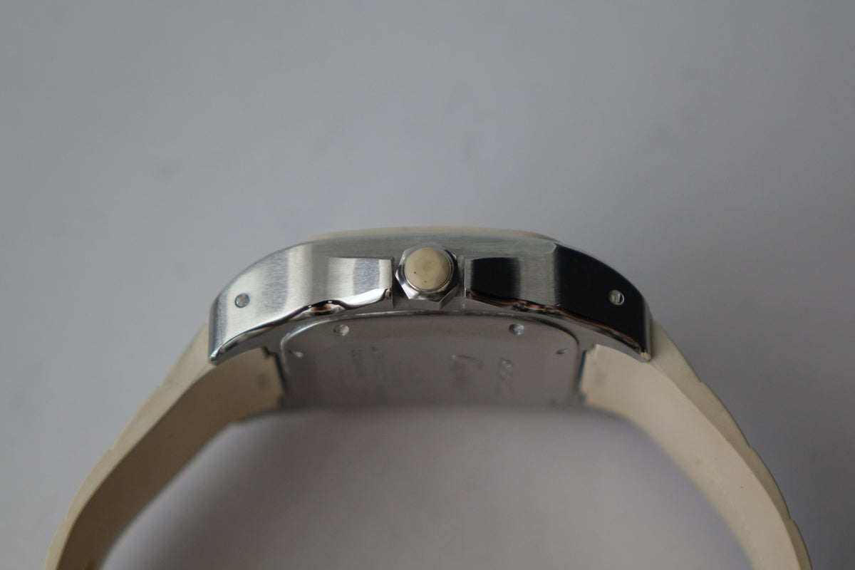 Cartier Santos 100 medium W20129U2 white full set