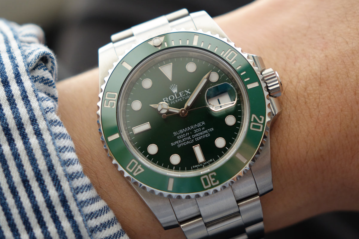 Rolex Submariner Hulk 116610LV full set Mark 1