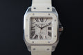 Cartier Santos 100 medium W20129U2 white full set