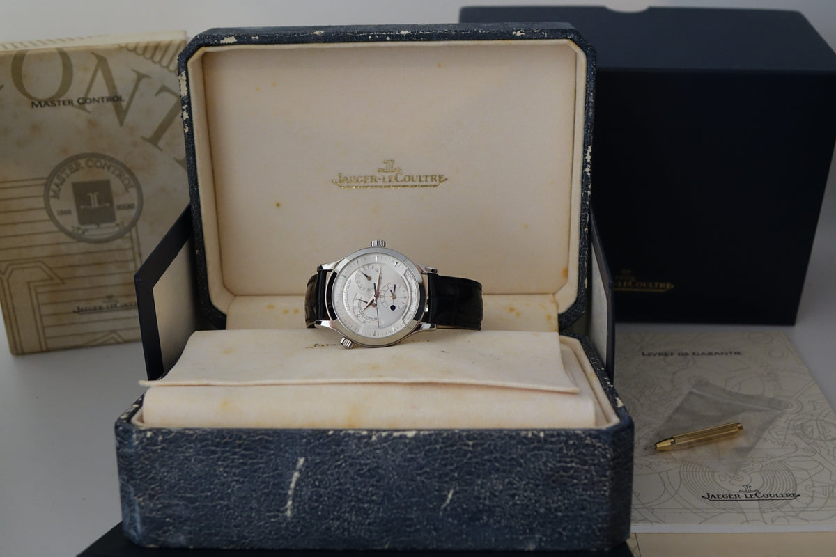 Unpolished Jaeger-LeCoultre Master Geographic 142.8.92 Full set