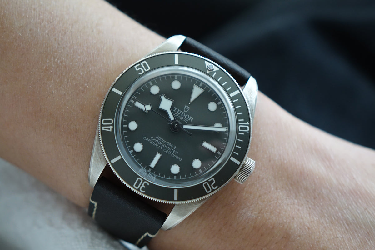 Tudor Black Bay 58 Silver leather 79010SG Taupe dial full set