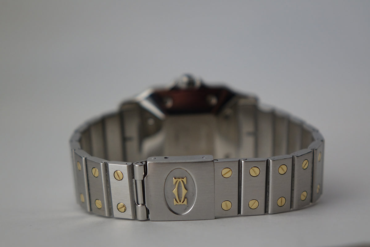 Cartier Santos Carree 2961 half gold