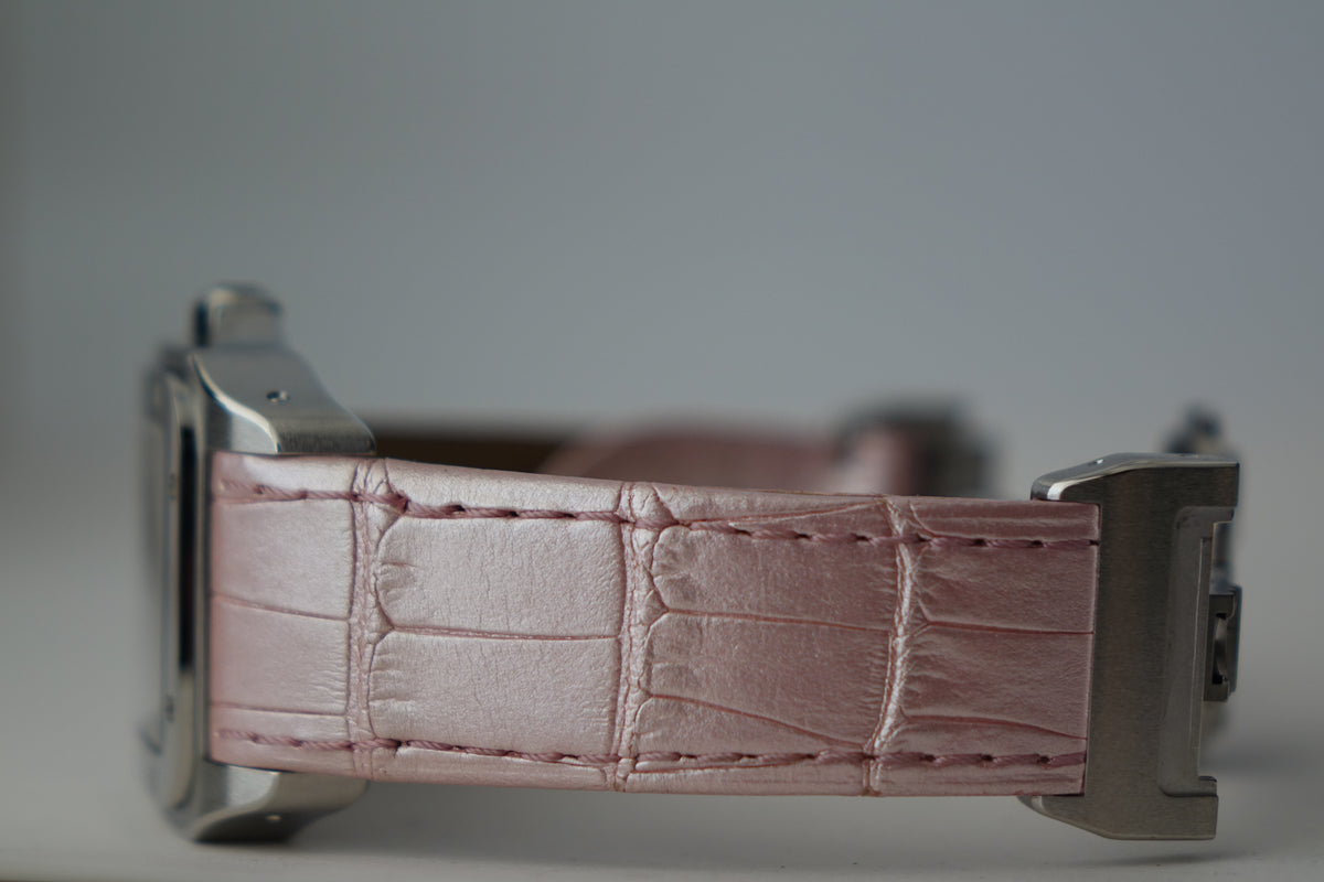 Cartier Santos 100 Med 2878 Pink W20126X8