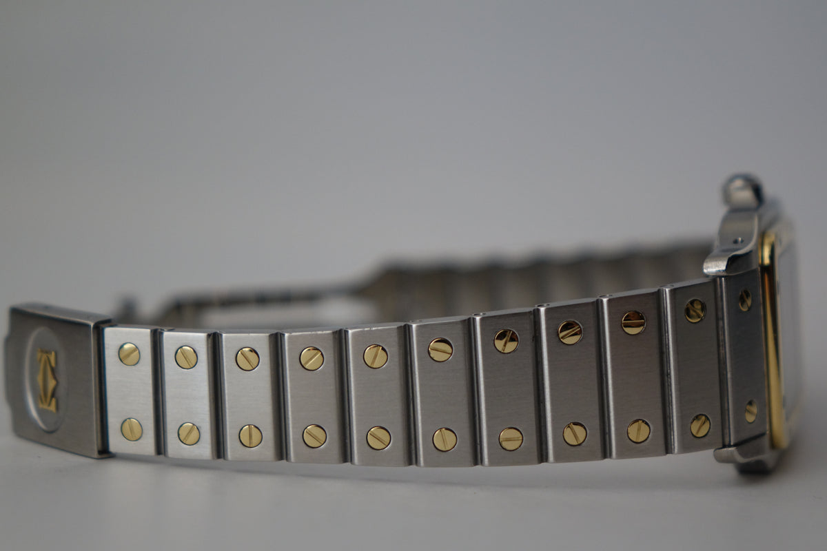 Cartier Santos Carree 2961 half gold