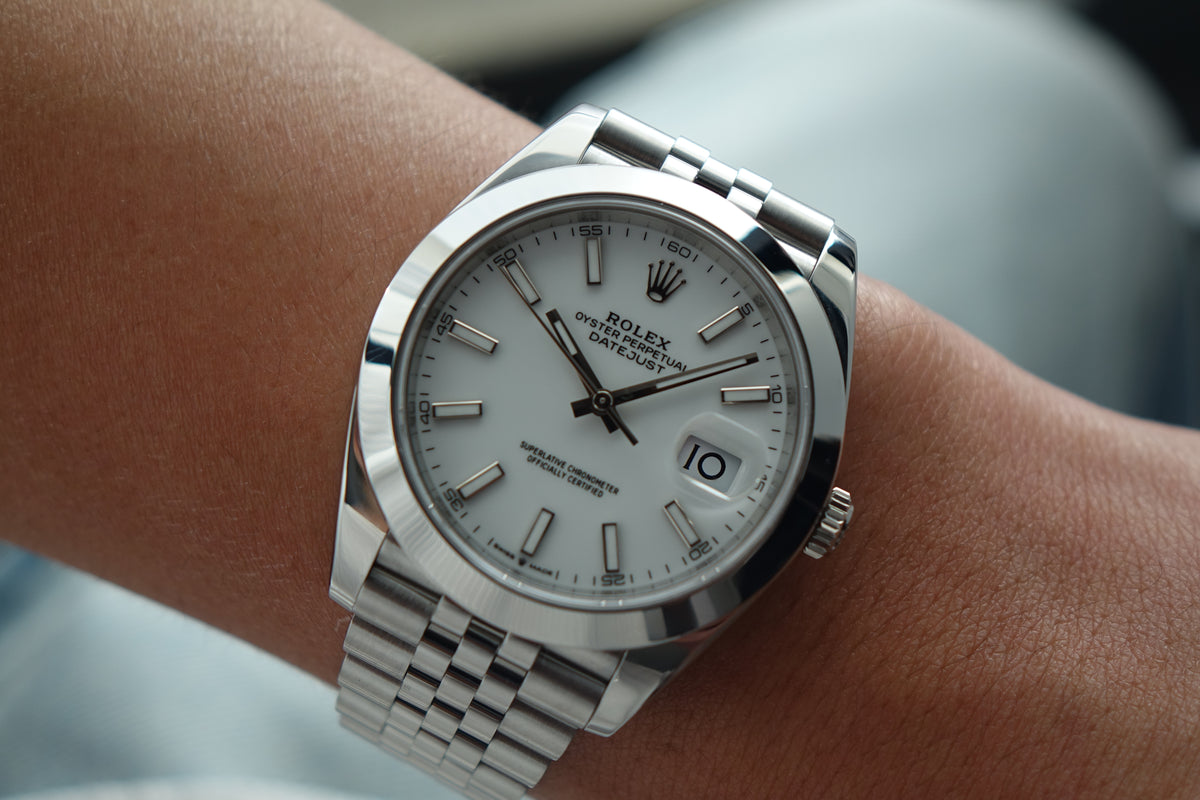 Rolex Datejust 41 126300 White Jubilee full set