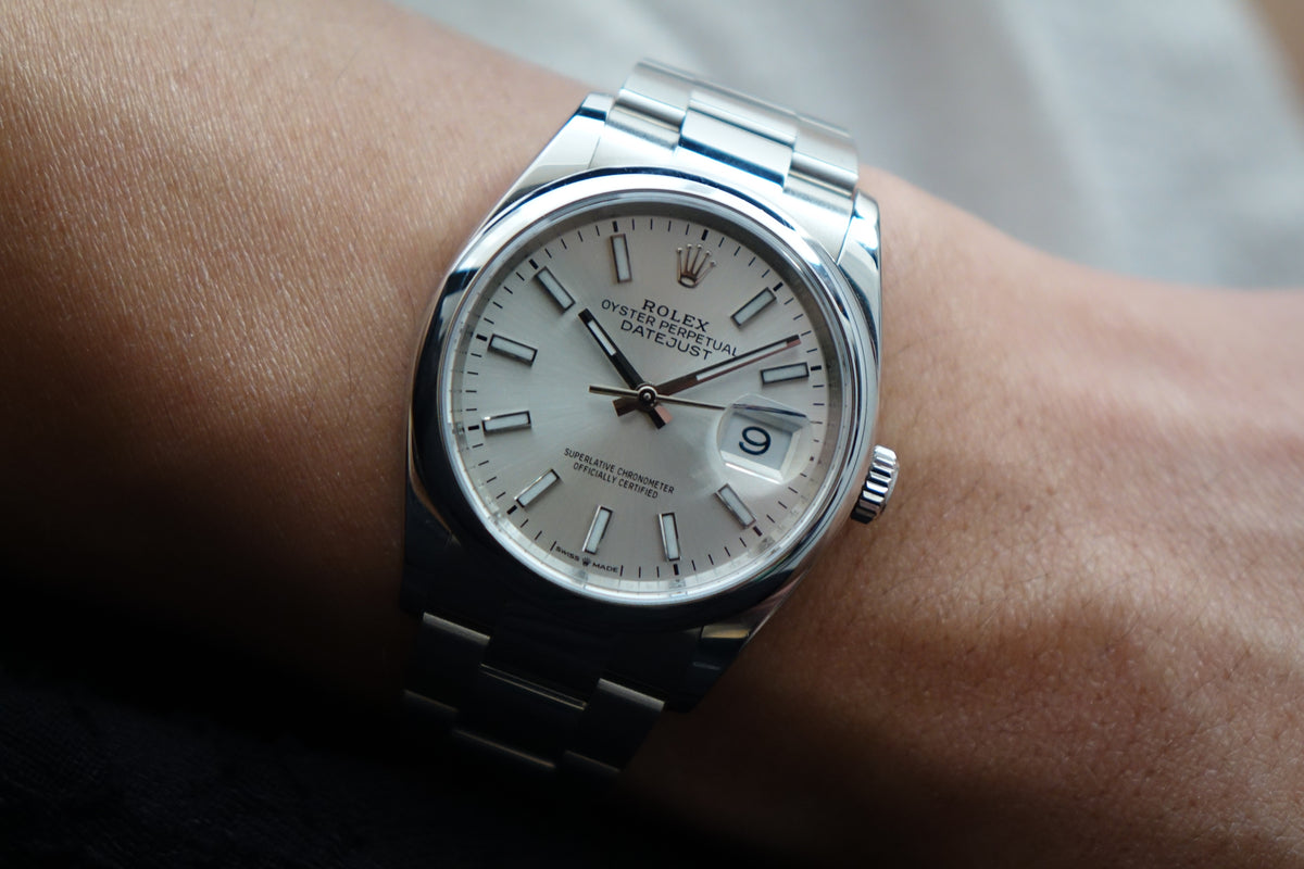 Rolex Datejust 36 126200 silver full set