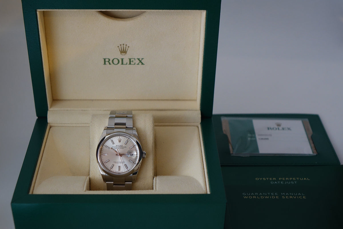 Rolex Datejust 36 126200 silver full set
