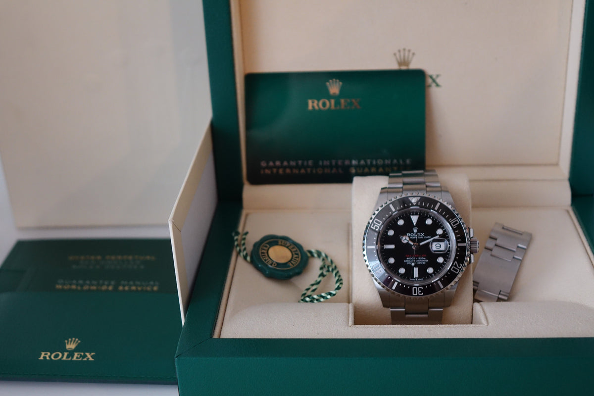 Unpolished 2021 Rolex Sea Dweller 126600 full set