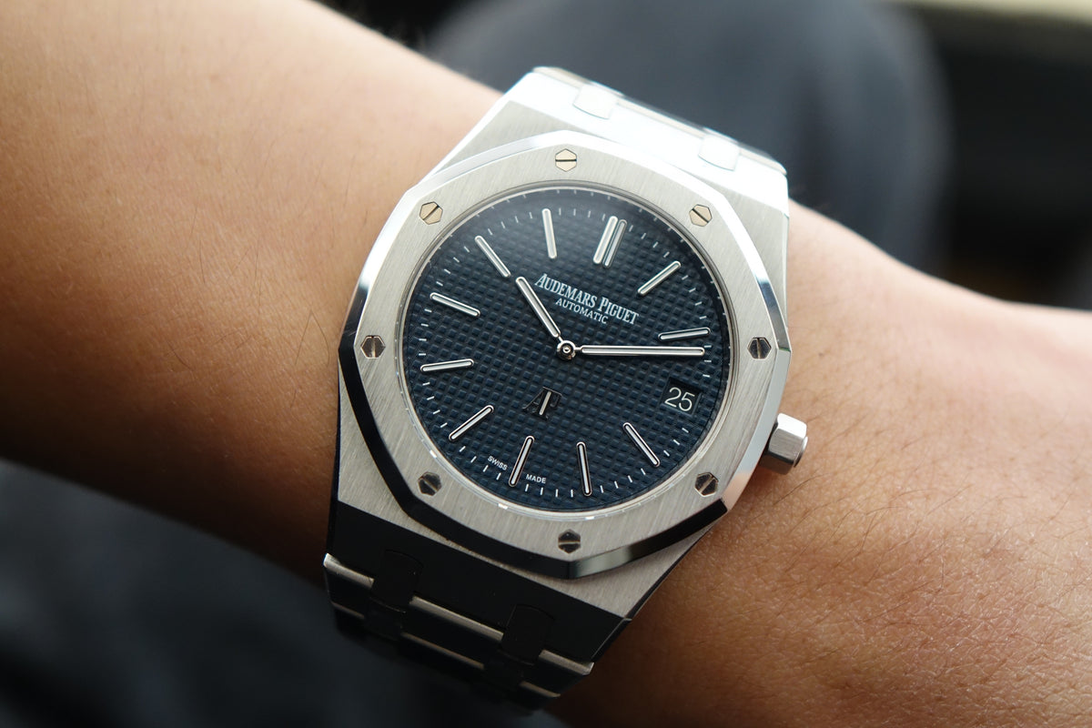 Audemars Piguet Jumbo 15202ST.OO.1240ST.01 full set