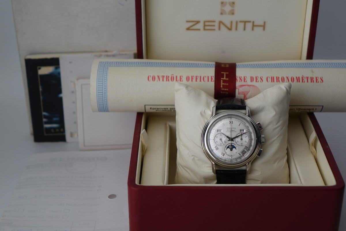 Zenith El Primero Chronometer MoonPhase 01.0240.410 full set