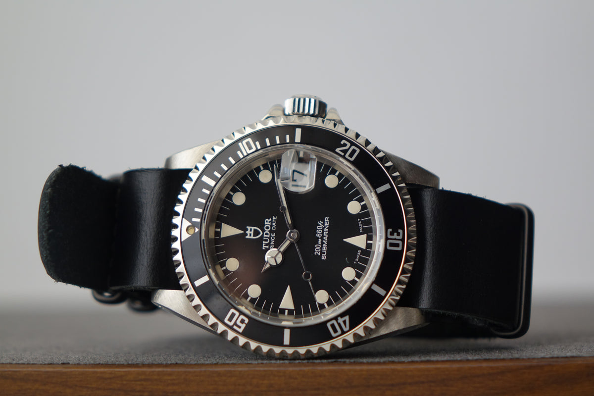 Tudor Submariner 79190 black dial nato strap watch only