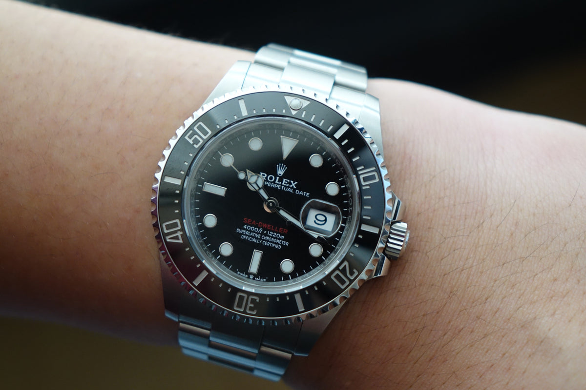 Unpolished 2021 Rolex Sea Dweller 126600 full set