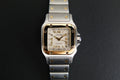 Cartier Santos Galbee SM 2423 W20045C4 half gold anniversary dial Full Set