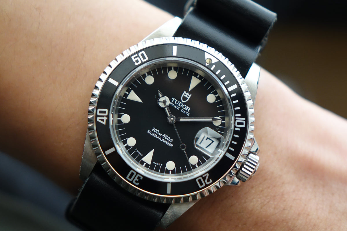 Tudor Submariner 79190 black dial nato strap watch only