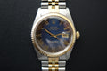 Rolex DateJust 36 16013 blue buckly dial full set
