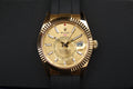 Rolex Sky-Dweller Champagne Oysterflex 336238 Fullset