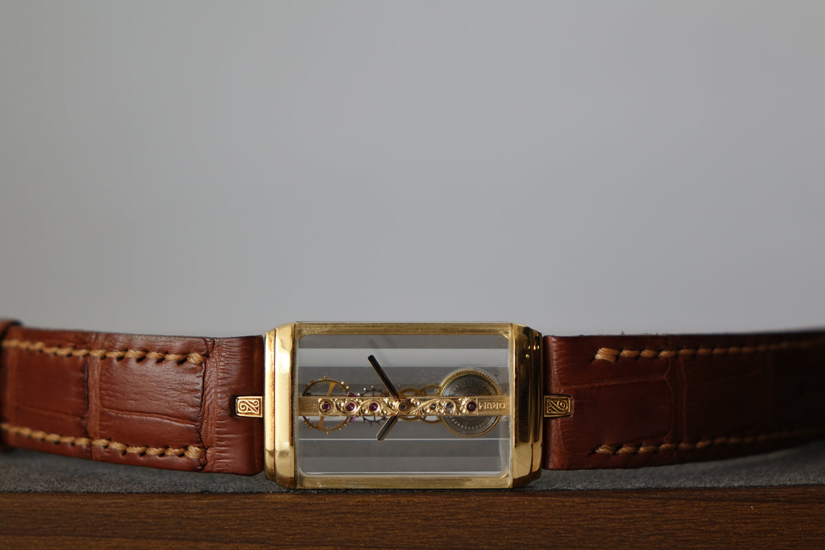 1st Series Corum Golden Bridge 1315056 18k YG watch only