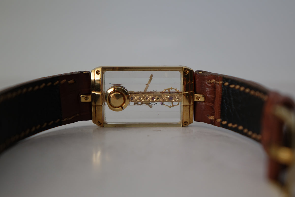 1st Series Corum Golden Bridge 1315056 18k YG watch only