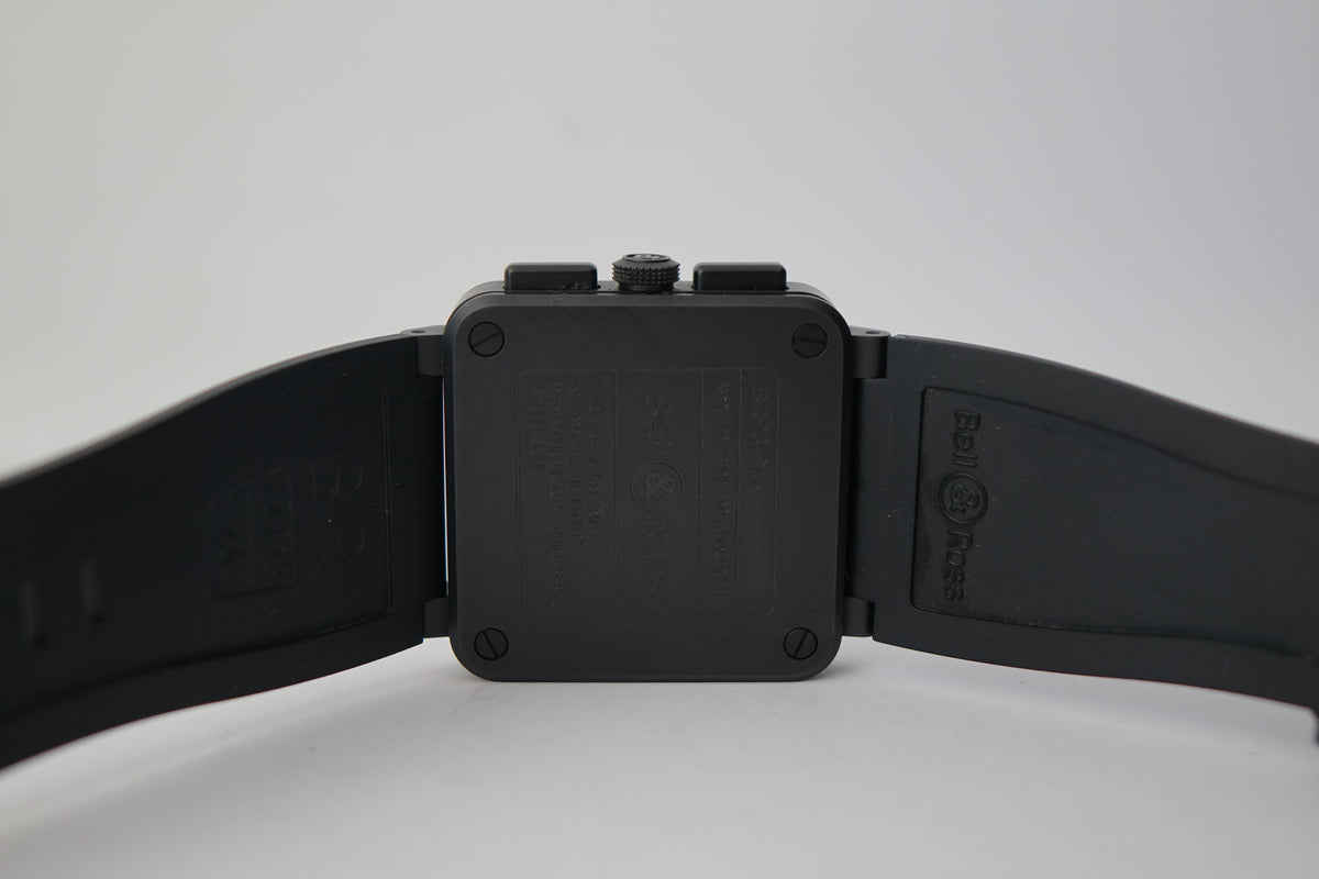 Bell & Ross Chronograph BR0394-BL-CE full set