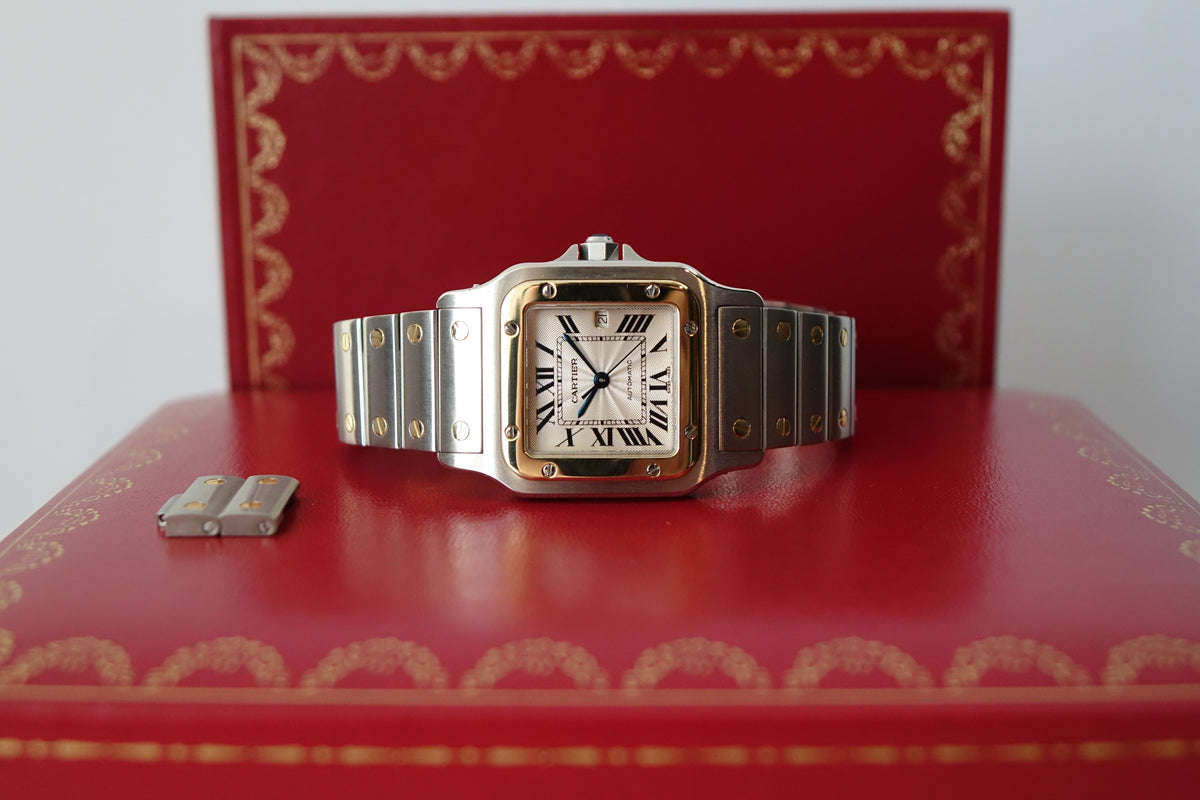 Cartier Santos Galbee W20058C4 2319 black indices full set