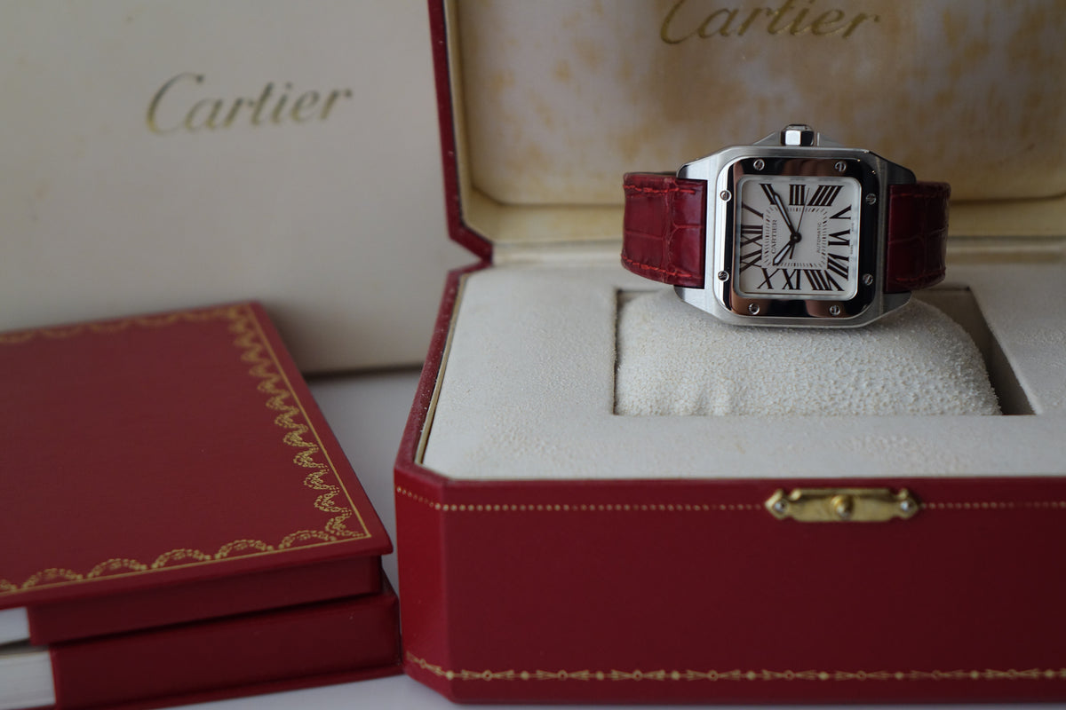 Cartier Santos Medium 2878 full set