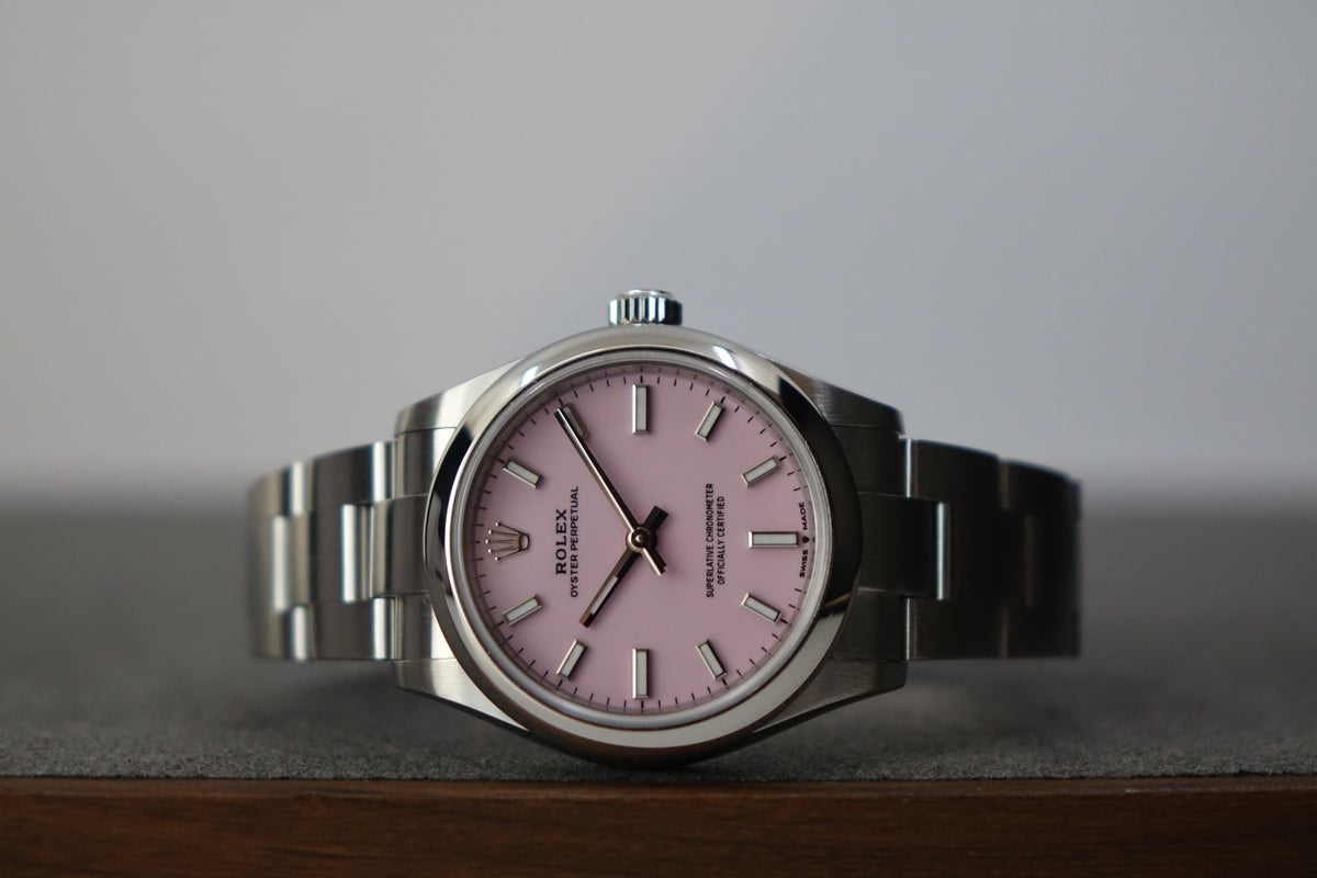Rolex Oyster Perpetual Op 31 Candy Pink 227200 full set