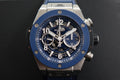 Hublot Big Bang Unico Titanium Blue Ceramic 421.NL.5170.RX full set