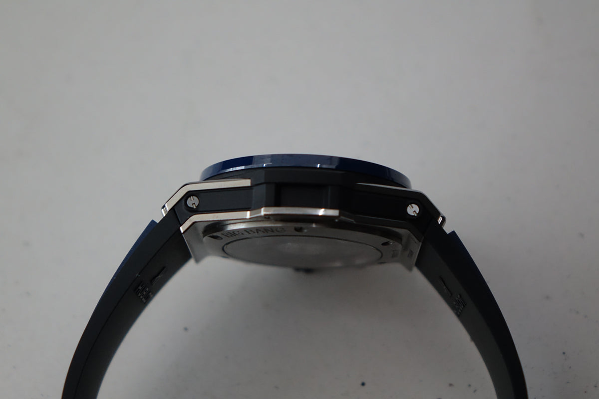 Hublot Big Bang Unico Titanium Blue Ceramic 421.NL.5170.RX full set