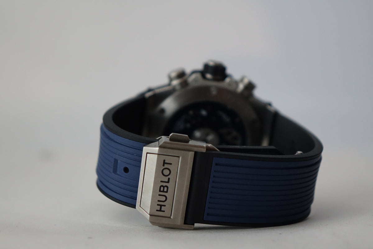 Hublot Big Bang Unico Titanium Blue Ceramic 421.NL.5170.RX full set