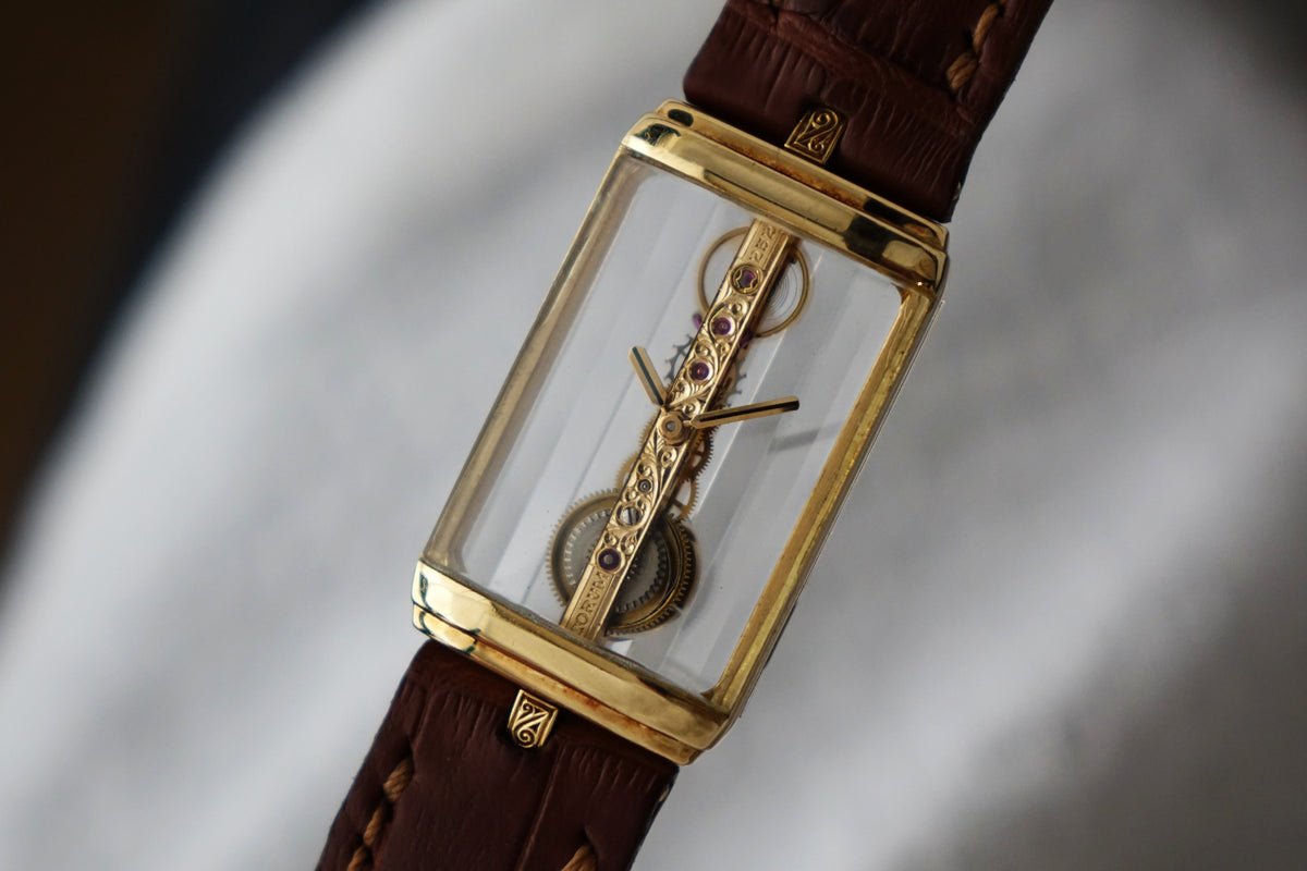 1st Series Corum Golden Bridge 1315056 18k YG watch only
