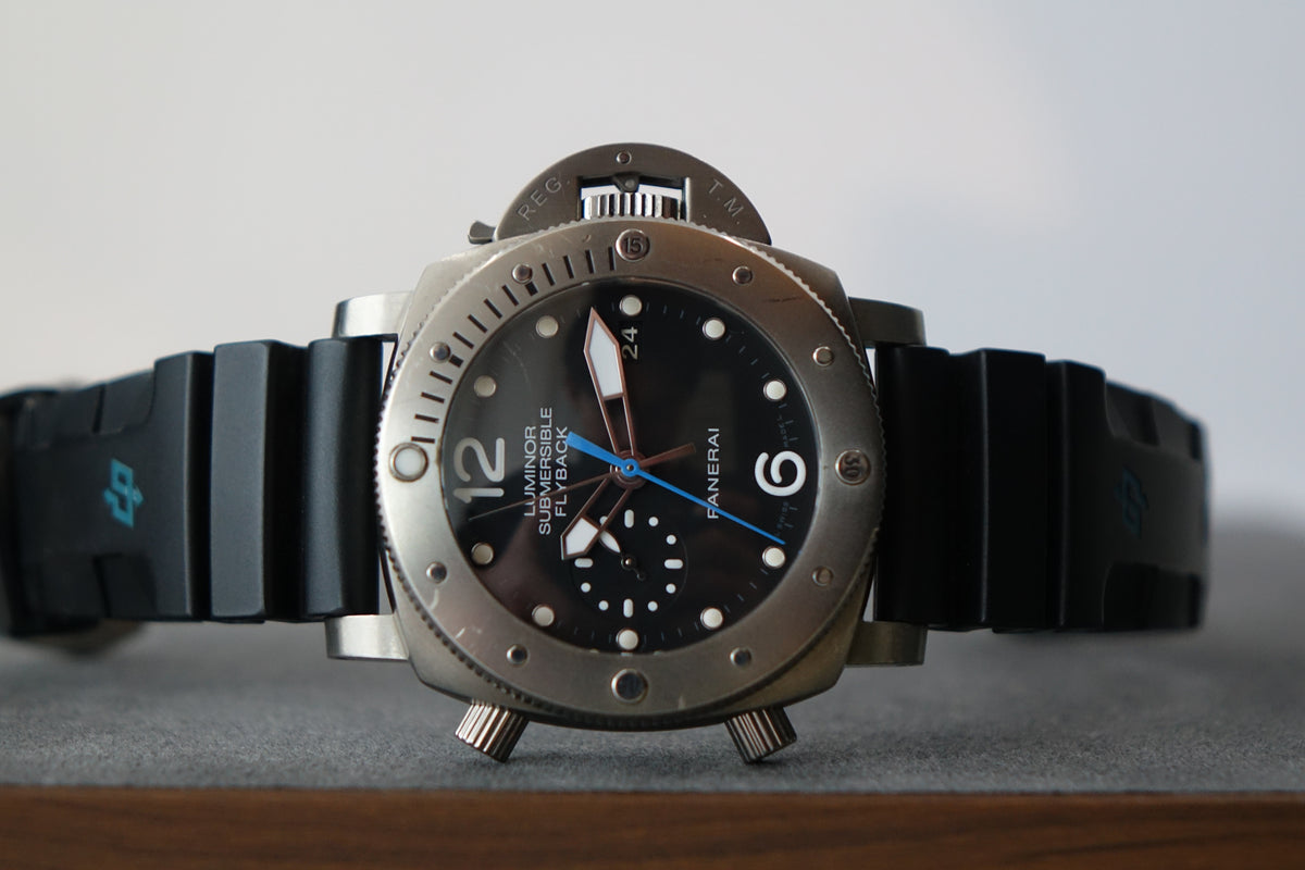 Panerai Luminor Submersible 1950 3 Days Flyback Chrono PAM 614 PAM00614 full set