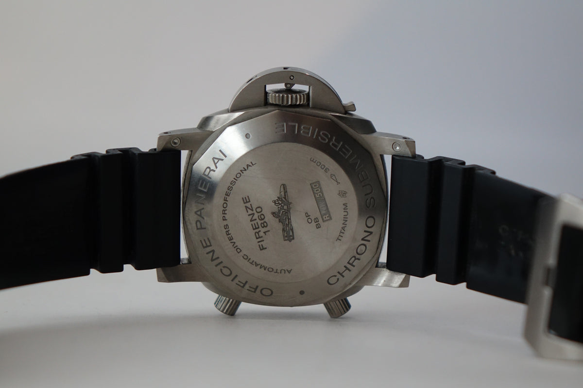 Panerai Luminor Submersible 1950 3 Days Flyback Chrono PAM 614 PAM00614 full set