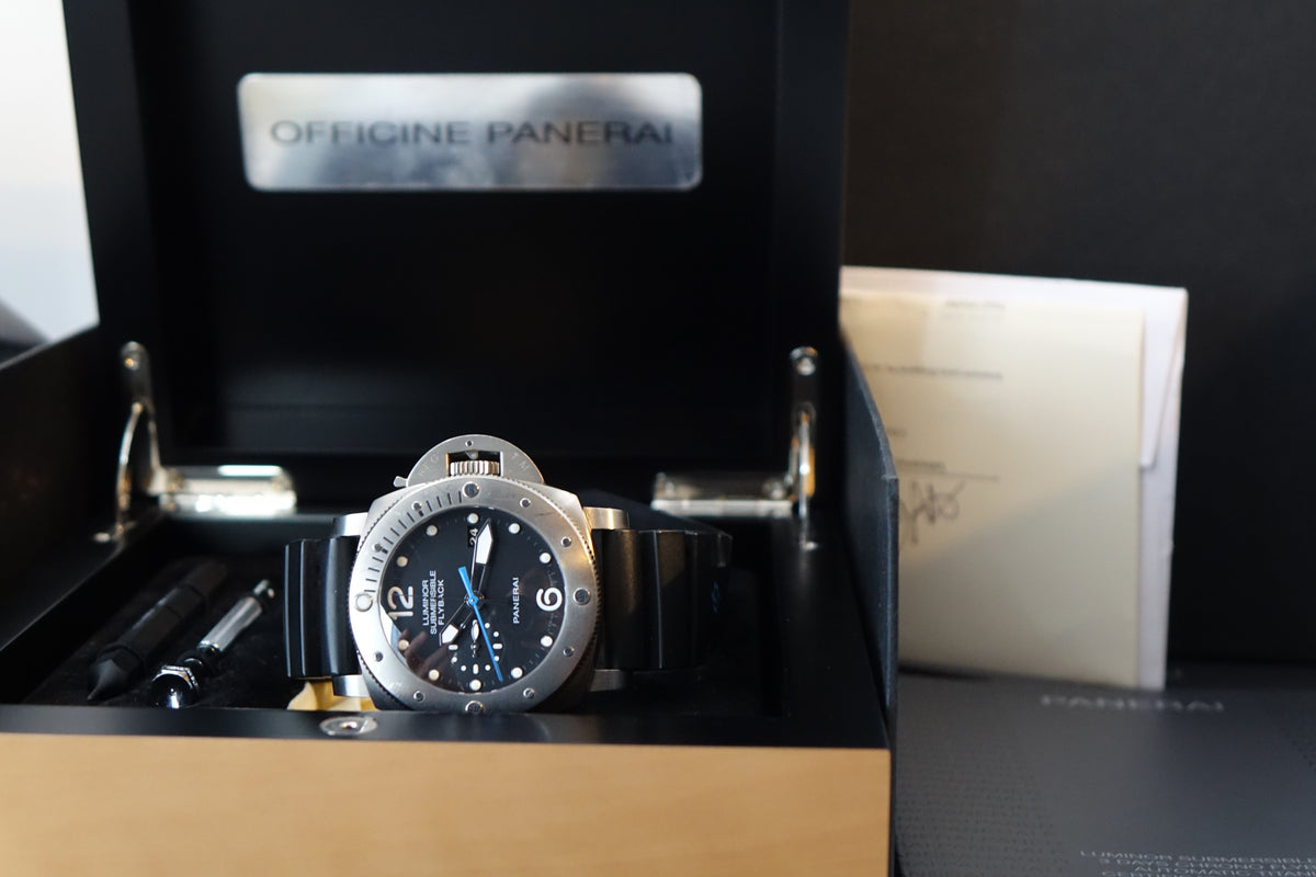 Panerai Luminor Submersible 1950 3 Days Flyback Chrono PAM 614 PAM00614 full set