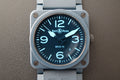 Bell & Ross Blue Ceramic BR03-92 full set