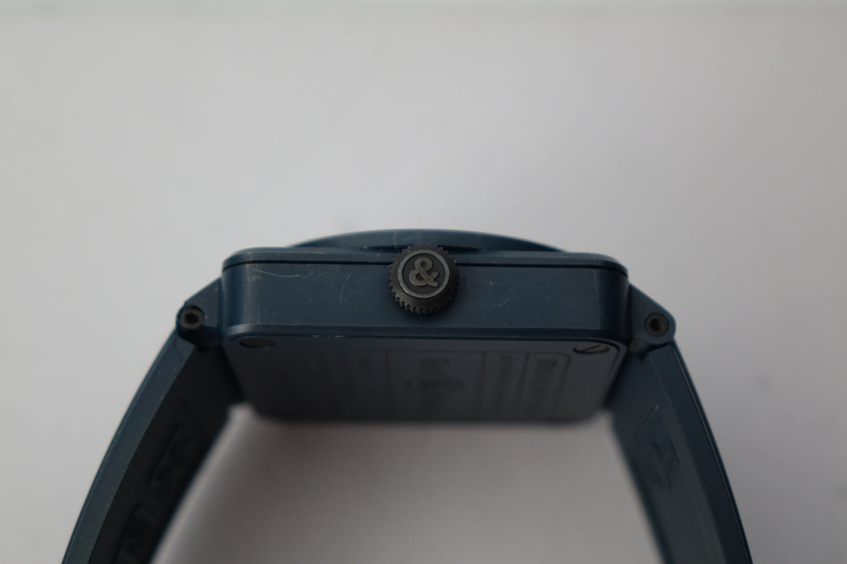 Bell & Ross Blue Ceramic BR03-92 full set