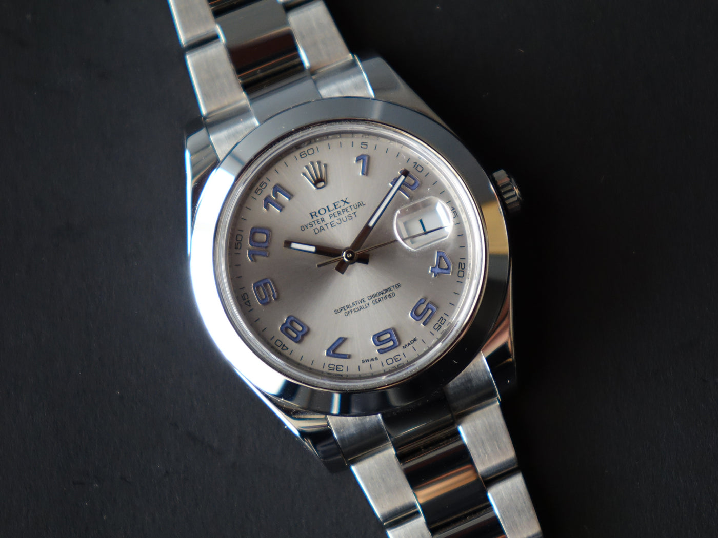 Rolex datejust 2 arabic numerals store
