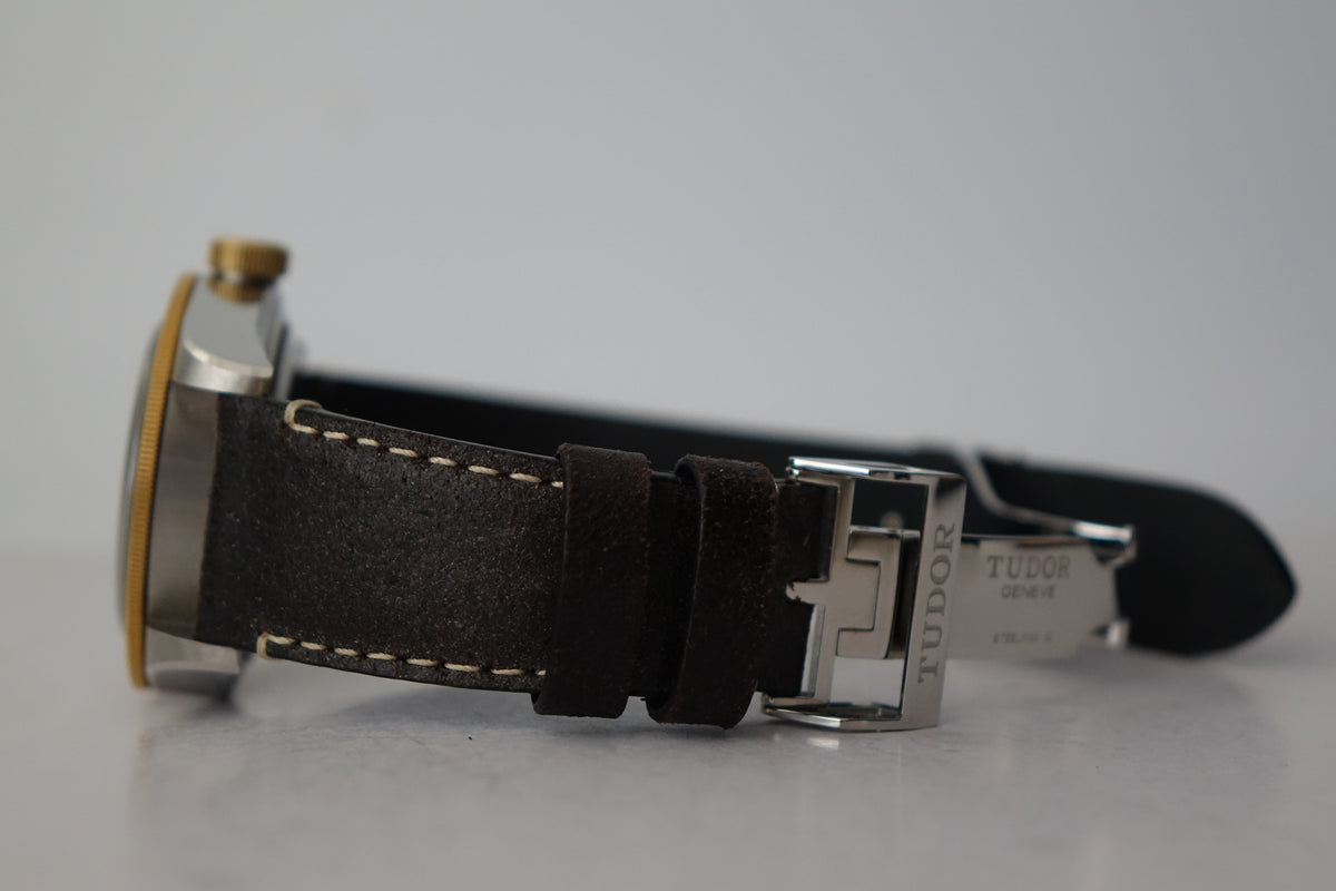 Unpolished Tudor BB GMT SNG 79833MN leather full set