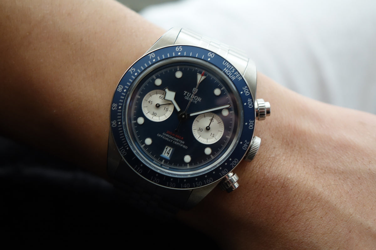 Unpolished Tudor BB Chrono 79360B blue full set