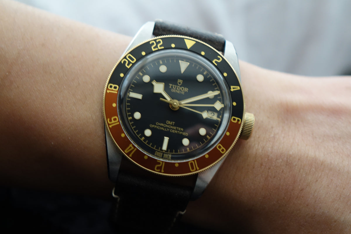 Unpolished Tudor BB GMT SNG 79833MN leather full set