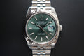 Rolex DateJust 41 126334 Mint Green fluted jubilee full set