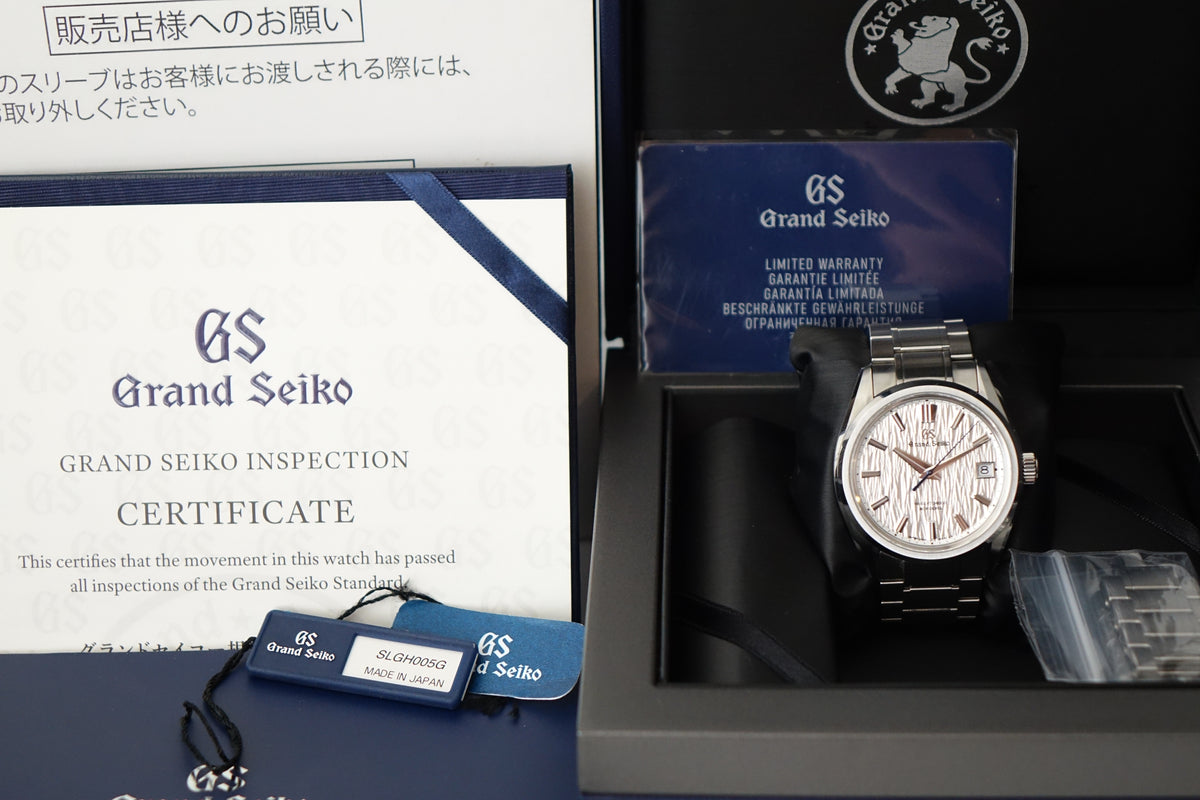 Grand Seiko White Birch SLGH005 full set